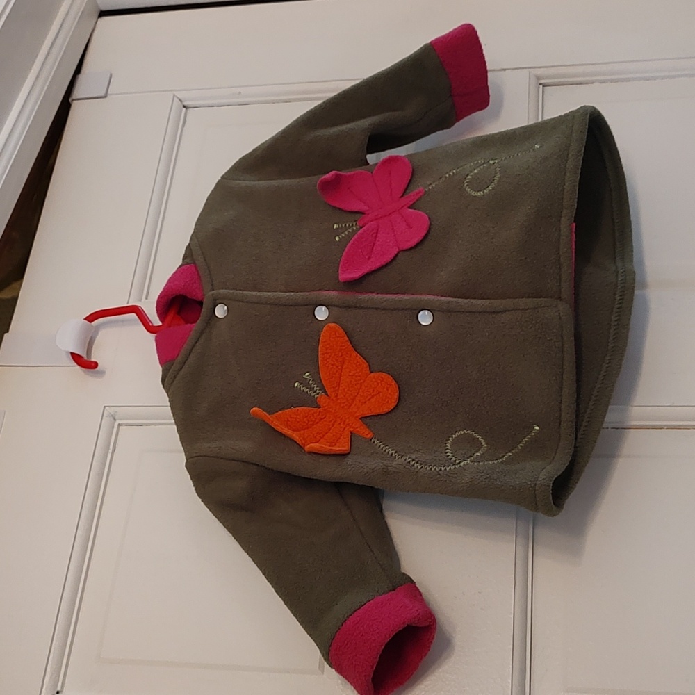 Tuff Cookie fleece elfin jacket 6-12 months. Made in Cape Cod.